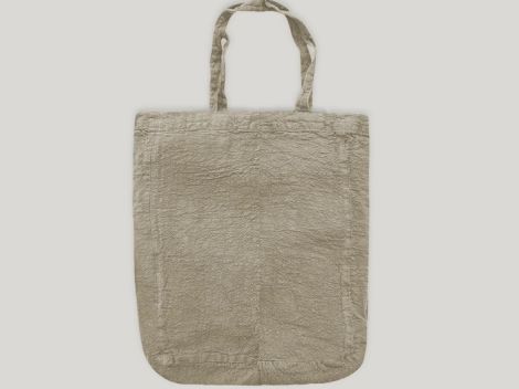 LE TOTE BAG EN LIN BRUT FRANCAIS