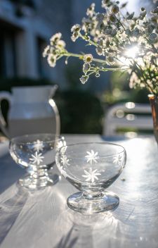 LES VERRES MOTIF MOULIN A VENT